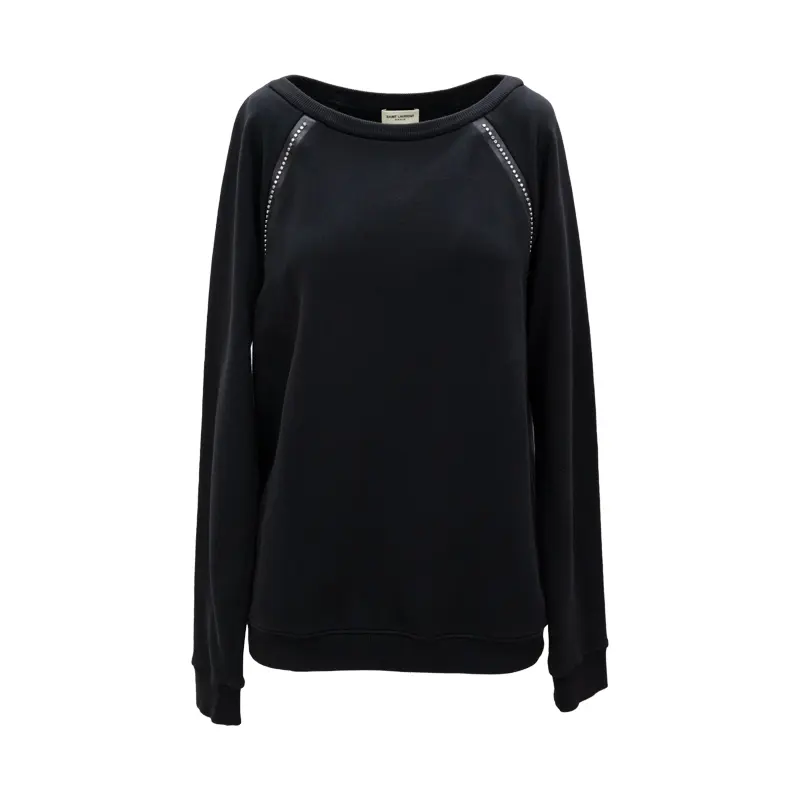 Saint Laurent サンローラン スウェットシャツ ブラック Tops