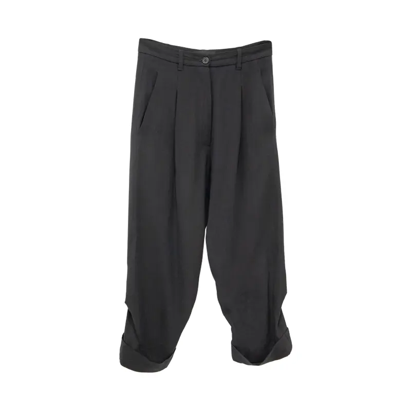 Ann Demeulemeester アンドゥムルメステール クロップドパンツ