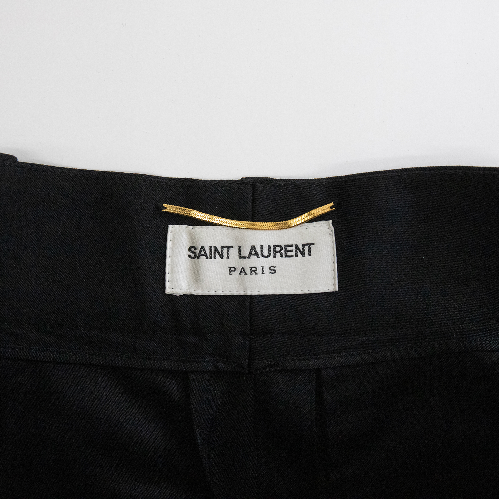 SAINT LAURENT ブラック サルエルパンツ Saint Laurent サンローラン スモーキングパンツ ブラック F36